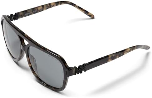 Michael Kors Men's Durango Pilot Sunglasses, Black Grey Gradient Tort, 57 Michael Kors