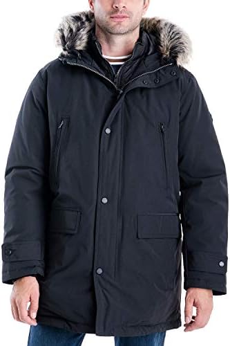 Michael Michael Kors Men's Snorkel Coat-Black-L Michael Kors