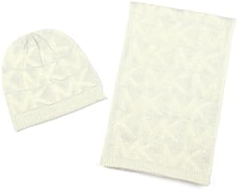 Michael Kors womens Metallic Beanie & Scarf Set, Stylish & Warm Fashion Accessories for Women Michael Kors