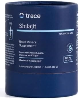 Trace Minerals | Shilajit Resin Mineral Supplement | 500mg Trace Minerals