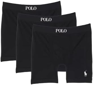 Polo Ralph Lauren Freedom FX: Seam Boxer Brief 3 Polo Black/Silver XL Polo Ralph Lauren