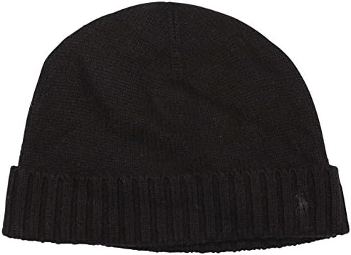 Polo Ralph Lauren Men's Lightweight Cashmere Blend Hat (One size, Polo Black) Polo Ralph Lauren