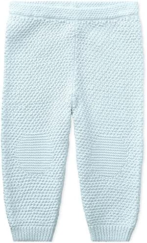 Polo Ralph Lauren Baby Unisex Cotton Pull-On Knit Pants 9 Months Blue Polo Ralph Lauren