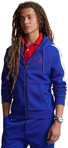 POLO RALPH LAUREN Men's Double-Knit Mesh Full-Zip Hoodie Polo Ralph Lauren