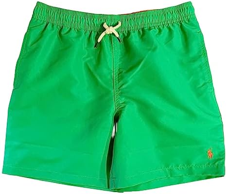 POLO RALPH LAUREN Boys Kids Swim Trunks Size 10-12 Green (Small Pony) Polo Ralph Lauren