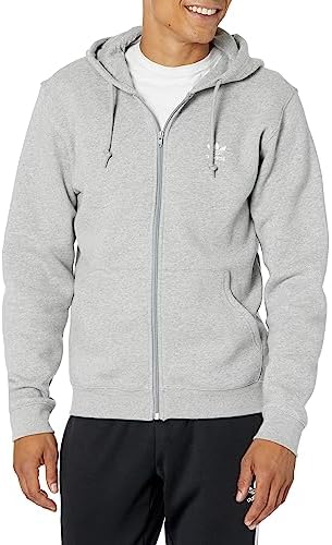 adidas Originals Men's Trefoil Essentials Full-Zip Hoodie adidas Originals