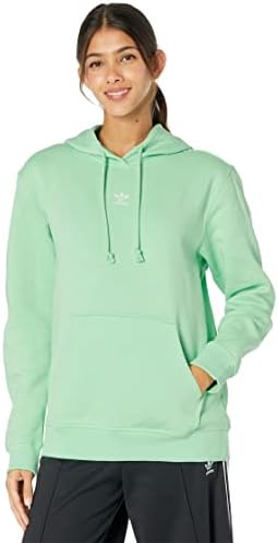 adidas Originals Women's Adicolor Essentials Fleece Hoodie, Glory Mint adidas Originals