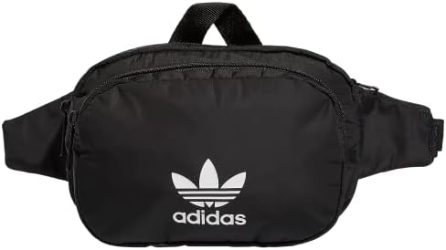 adidas Originals Sport Waist Pack/Travel and Festival Bag, Black/Clear Mint Green, One Size Adidas