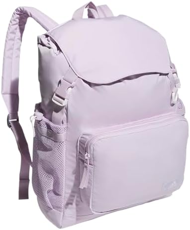 adidas Saturday Sport Fashion Compact Small Backpack, Ice Lavender/White, One Size Adidas