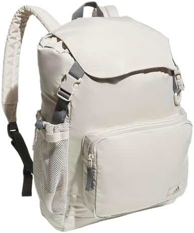 adidas Saturday Sport Fashion Compact Small Backpack, Alumina Beige/Grey Four, One Size Adidas