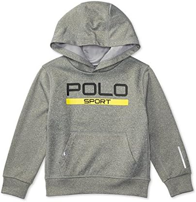 Polo Ralph Lauren Sport Boys Tech Fleece Pullover Hoodie 2 2T Grey Polo Ralph Lauren