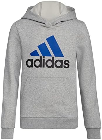 adidas Boys' Long Sleeve Fleece Pullover Hoodie Adidas