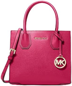 Michael Kors MERCER MEDIUM MESSENGER CROSSBODY SATCHEL (Electric Pink) Michael Kors