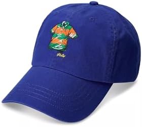 Polo Ralph Lauren Baseball Hat with Mini Polo Shirt–EmbroideryTwill Ball Cap in Heritage Royal Blue Polo Ralph Lauren