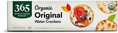 365 by Whole Foods Market Organic Original Water Crackers, 4.4 oz 365 by Whole Foods Market