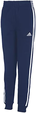 adidas Boys' Big Iconic Tricot Jogger Pants, Collegiate Navy, Medium (10/12 Plus) Adidas