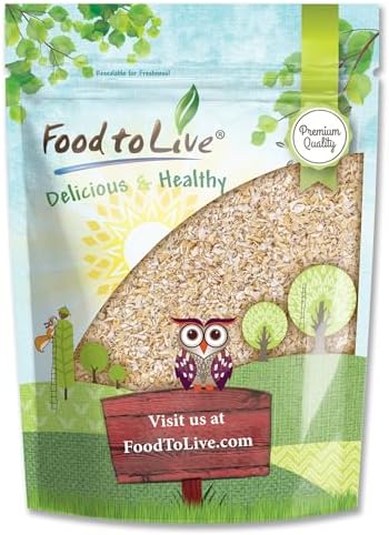 Food to Live Oat Bran, 8 Ounces – A Nutritional Powerhouse High Fiber Hot Cereal, Milled from High Protein Oats. Raw, Unprocessed, Vegan, Kosher, Bulk. Good for Dukan Diet Food to Live