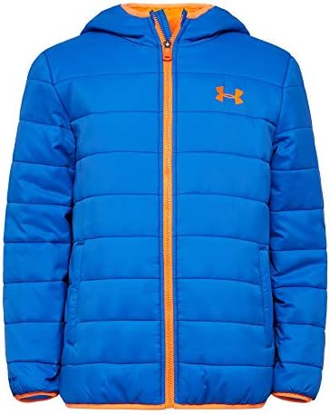 Under Armour Boys' Pronto Puffer Jacket, Mid-Weight, Zip Up Closure, Repels Water Under Armour