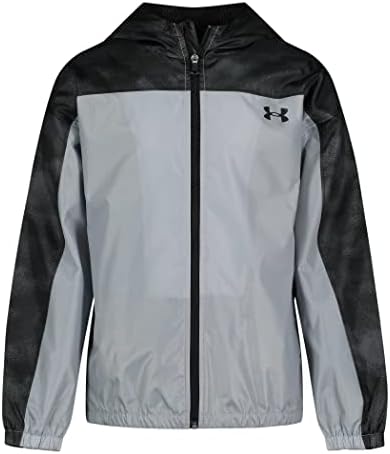 Under Armour Boys' Windbreaker, Zip-up Jacket, Water Repellent and Windproof Under Armour