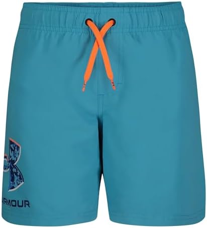 Under Armour Boys' Volley Fashion Swim Trunk, Glacier Blue Speckle Under Armour