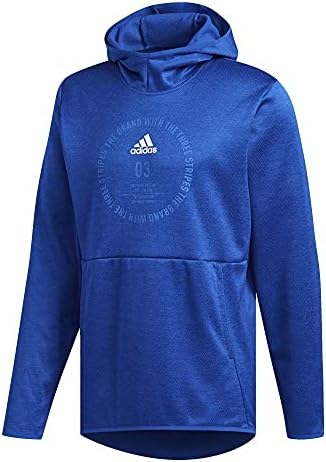 adidas Men's Team Issue Badge Of Sport Hooded Sweatshirt Adidas