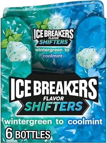 Жевательная резинка без сахара ICE BREAKERS Flavor Shifters, 6 упаковок по 40 штук, мятный вкус Ice Breakers