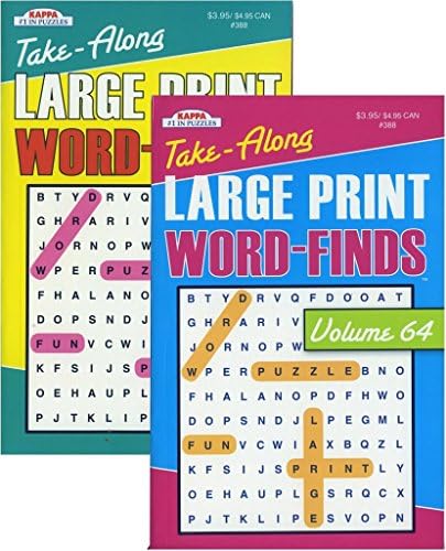 Word Search Books 5"x 8"- Multicolor (Design may vary) Kappa