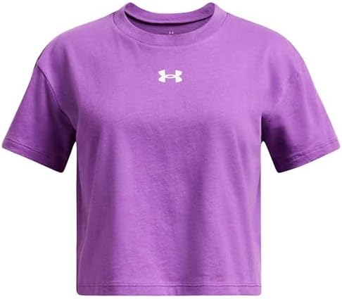 Under Armour Girls' Crop Sportstyle Logo Short Sleeve Under Armour