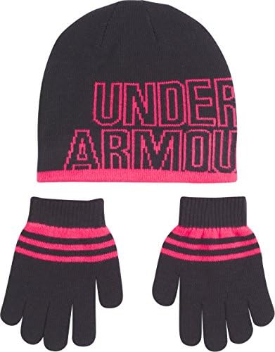 Under Armour Girls' Little Knit Beanie and Glove Combo Under Armour