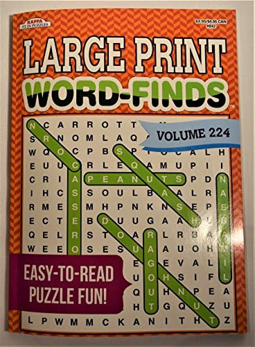 Kappa Publication 3842 Large Print Word-Finds Assorted Volumes, Multi Kappa