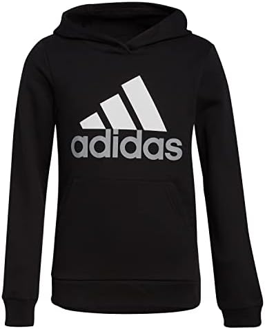 adidas Boys' Long Sleeve Fleece Pullover Hoodie Adidas