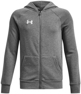 Under Armour Boys Rival Fleece Full Zip Hoodie Under Armour