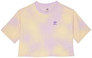 adidas Originals Girls' Graphic Printed Crop Tee Adidas Originals