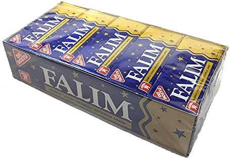 Falim Sugarless Plain Gum, Mastic (20 Pack (100 Pieces)) Falim