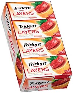 Trident Layers Strawberry and Tangy Citrus (14 ct, 12 packs) Trident