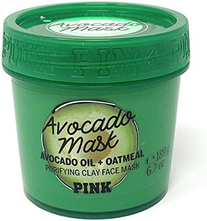 Victoria's Secret Pink Avocado Mask Purifying Clay Face Mask, 6.7 oz / 189g Victoria's Secret