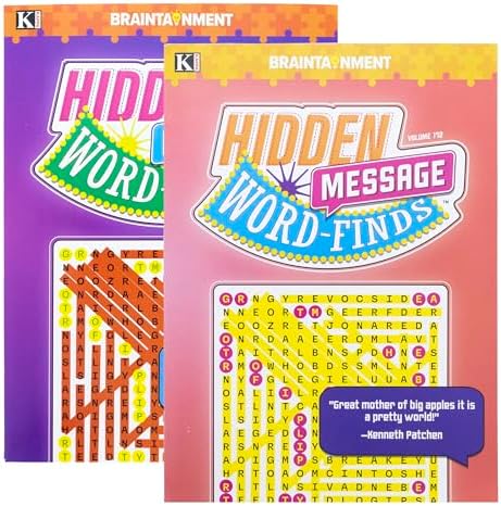 Hidden Message Word-Finds Set of 2, Volumes may vary (See Seller Comments for Volumes) by Kappa Kappa