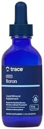 Trace Minerals Ionic Boron - Brain & Bone Support Supplement - Liquid Supplement with Magnesium to Aid Healthy Joints & Muscles - Supports Nerve Health - 96 Servings - 2 fl oz (About 96 Servings) Trace Minerals