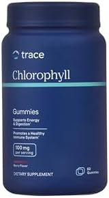 Trace Minerals Chlorophyll Gummies, 100mg - Supports Healthy Digestion, Immune & Skin Health - Natural Energy & Cell Function Formula with Maximum Absorption - Berry Flavor, 60 Gummies (30 Servings) Trace Minerals