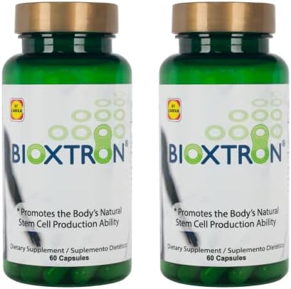 Bioxtron Natural AFA Stem Cell Supplement - Support Joints & Muscles - Immune System Support - Support Energy Levels - Natural Blue Green Algae Spirulina - 60 Caps Bioxtron