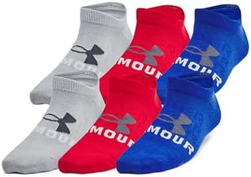 Under Armour Kids' Youth Essential No Show Socks (6 Pairs) Under Armour