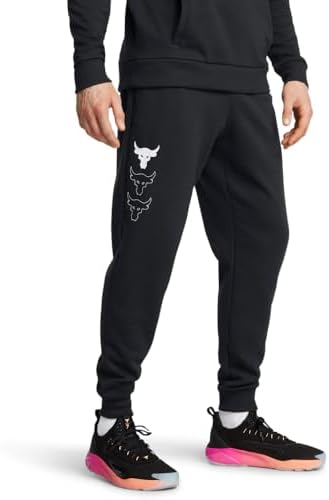 Мужские джоггеры Under Armour Project Rock Rival Fleece для активных тренировок и комфорта Under Armour