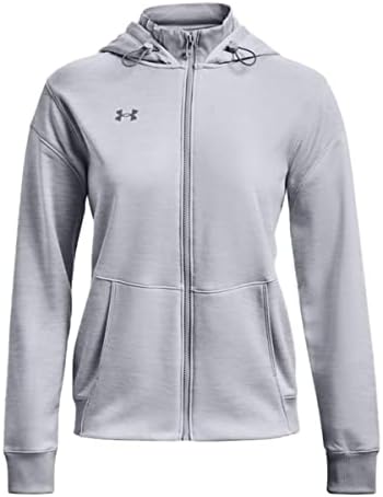 Under Armour Womens Storm Fleece Full Zip Hoody Mod Gray 2XL Under Armour