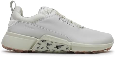 ECCO Women's Biom Hybrid 4 Gore-TEX Waterproof Golf Shoe, White/Lydia KO Edition, 7-7. 5 Ecco