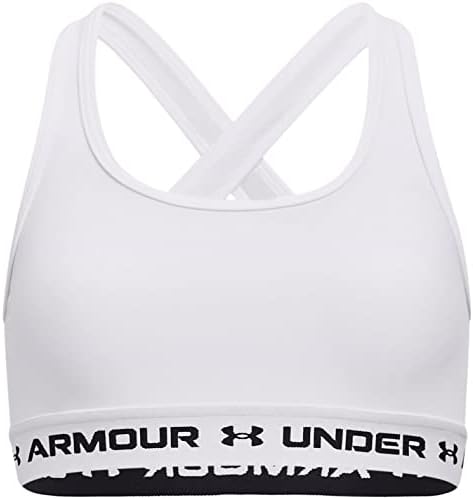 Under Armour Girls' Crossback Mid Sports Bra Under Armour