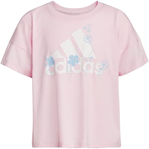 adidas Girls' Short Sleeve Tee T-Shirt Adidas