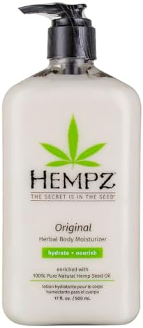 Hempz Body Moisturizer Original 17 Ounce Pump (500ml) (Pack of 2) Hempz