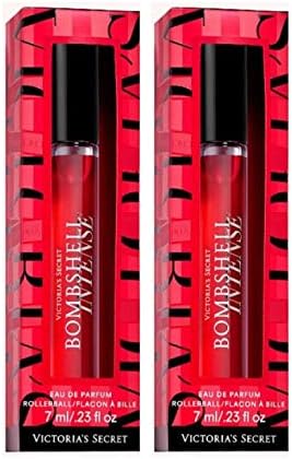 Victoria's Secret Bombshell Intense Eau De Parfum Rollerball .23 Ounce - 2 Pack (Bombshell Intense, 2 Pack) Victoria's Secret