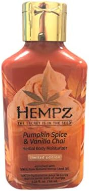 Hempz Pumpkin Spice & Vanilla Chai Herbal Body Moisturizer 2.25oz Travel Size Hempz