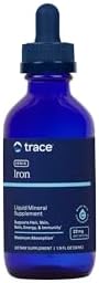 Trace Minerals Ionic Iron 22 mg - Dietary Supplement to Support Immune System Health & Energy - Liquid Ionic Trace Mineral Supplement with Ferrous Sulfate - 1.9 fl oz (About 46 Servings) Trace Minerals